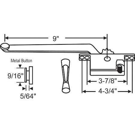Strybuc Casement Operator Assembly 36-114